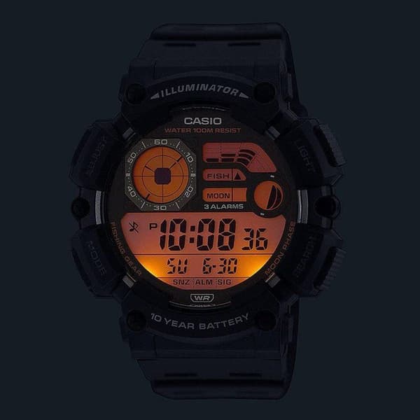Ur - CASIO - WS-1500H - Unisex - Sort - Kvarts - Digital