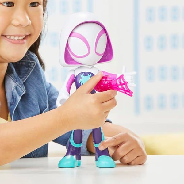 Actionfigur - Spidey - 9 tommer - Ledet - Inkluderet webtilbehør