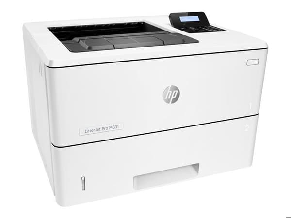 HP LaserJet Pro M501dn Laserprinter - Monokrom - USB 2.0, Ethernet - Dobbelt-Sided - A4