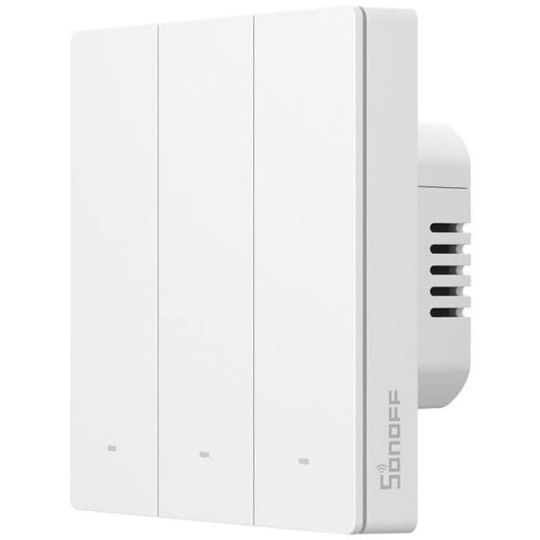 SONOFF Smart Wall Switch SwitchMan-M5 Matter (vit), 3 grupper