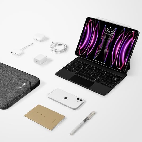 TomToc Etui til 11 Tommer Tablet Grå
