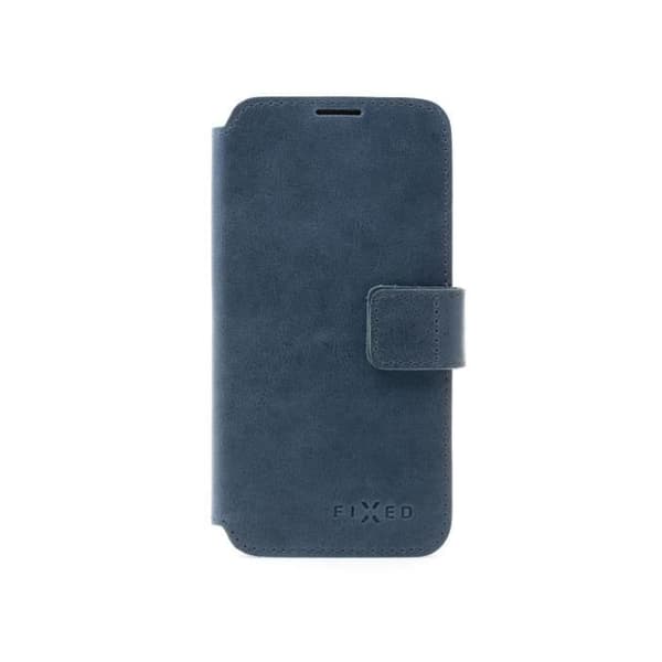 Läderfodral - FIXED - ProFit - iPhone 13 - Blå - Hårdskal