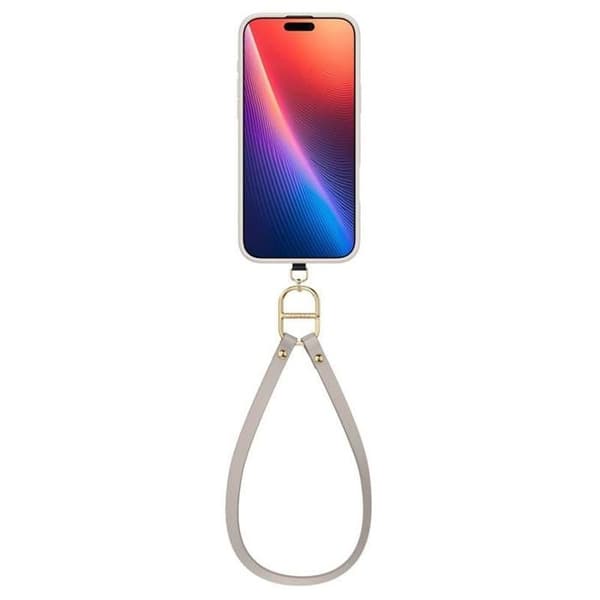 Mobilskal - SPIGEN - iPhone 16 Pro - Kräm - Praktisk Rem - Luftkudde
