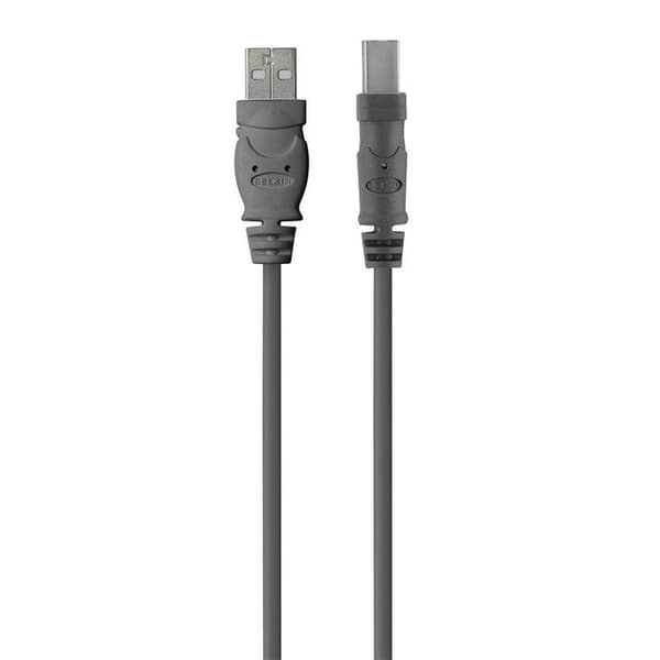 USB-kabel - BELKIN - DSTP - 3M - Sort - USB 2.0 - Støbt med kabelbindere