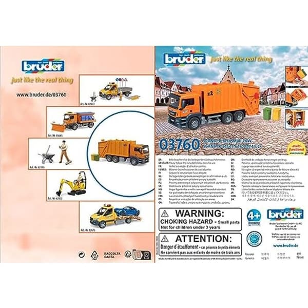 Affaldscontainer MAN TGS (orange)