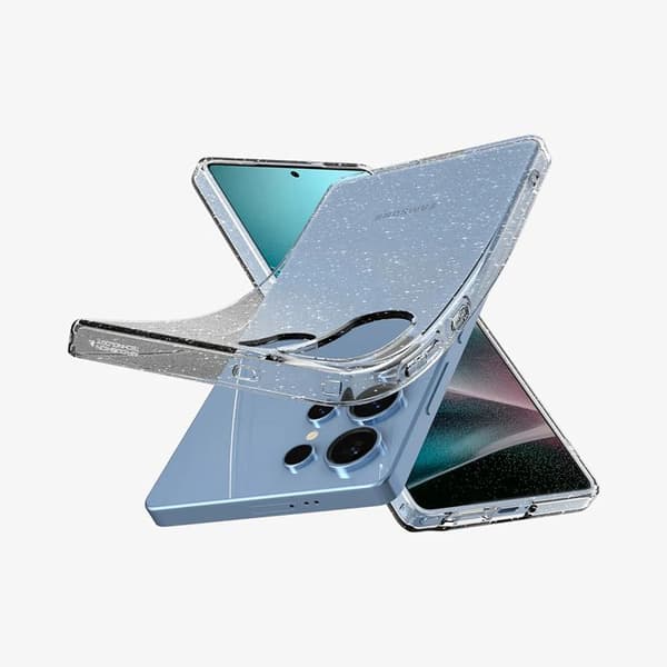 Coque - SPIGEN - Liquid Crystal Glitter - Transparent - Pailletter - Beskyttelse mod stød