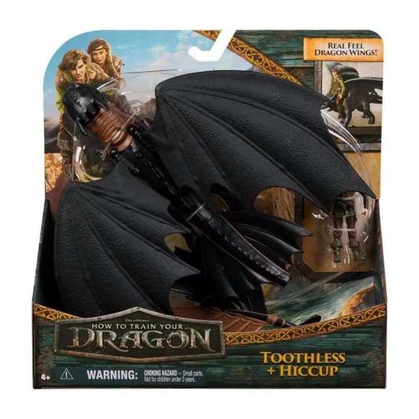 SPIN MASTER PACK DRAGE OG VIKING 25 CM KROKMOU Dragons Film