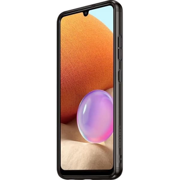 Coque - Samsung - Galaxy A32 4G - Transparent - Blød - Sort