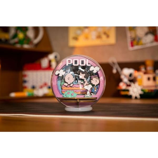 Model - PANTASY - Snoopy Puremind - Farve Rosa - Til Børn - Træ Teater Globe