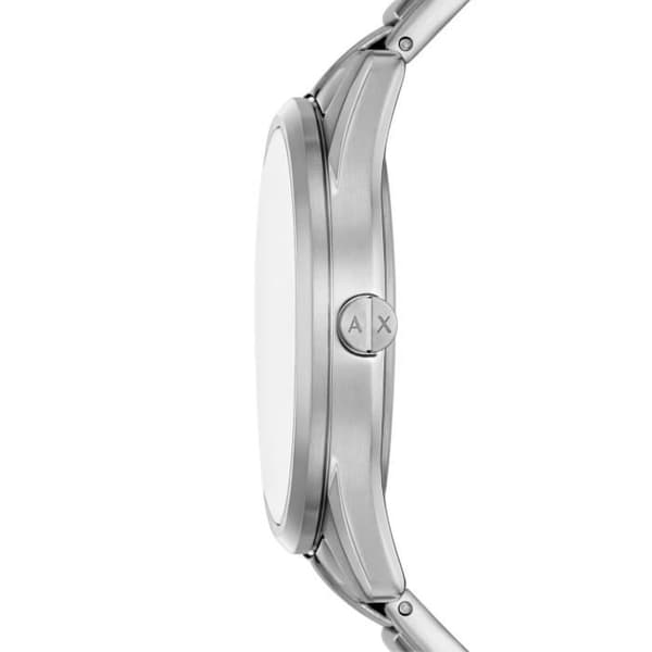 Armani Exchange Ur - Mænd - AX1873 - Sølv Rustfrit Stål - 42 mm - Sort - 5 bar