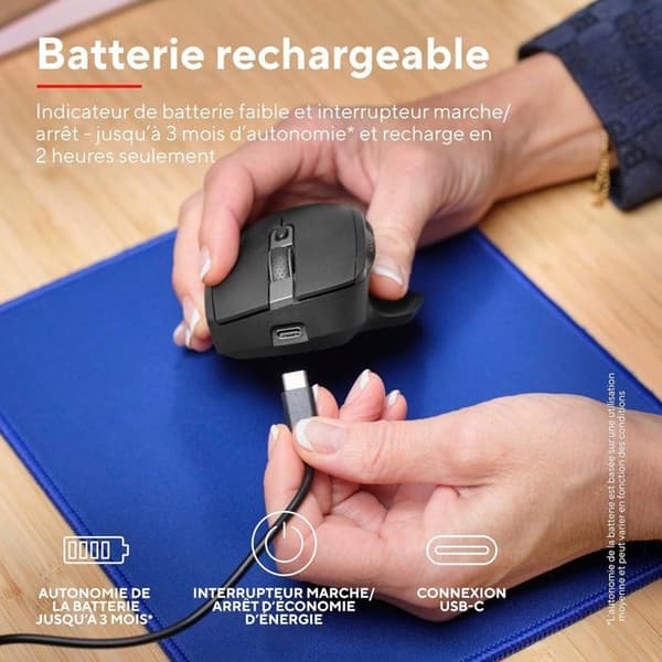 Trådløs mus - TRUST - Ozaa - Multi-enheder - Ergonomisk design - 3200 DPI