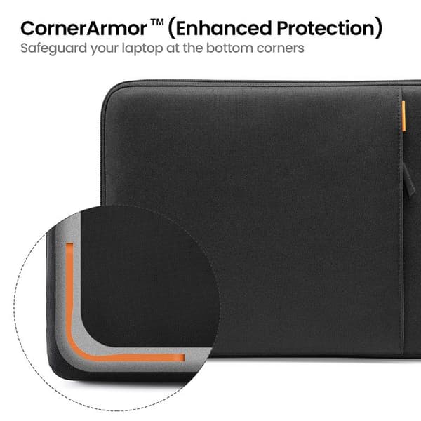 Laptop sleeve - Tomtoc - A13D2D1 - 14 tommer - Sort - Militærbeskyttelse