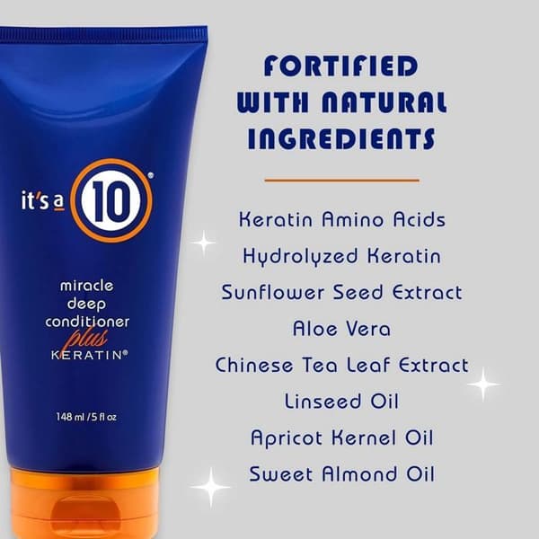 ITS A 10 MIRACLE DEEP CONDITIONER PLUS KERATIN 5 oz / 150 ml