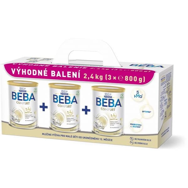 BEBA COMFORT 3, 5 HMO (3 × 800 g)