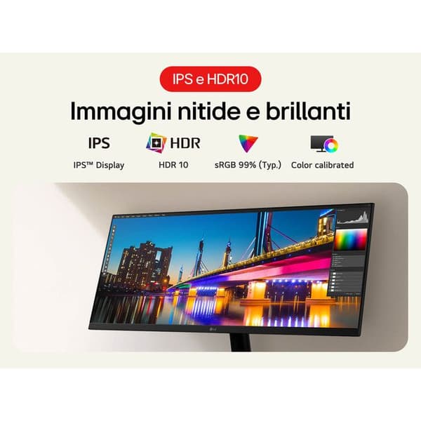 Monitor LG 29U511A-B UltraWide 29" WFHD HDR 100Hz Sort