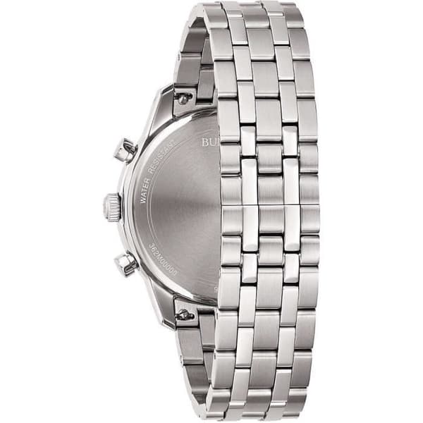 Ur - BULOVA - 96B411 - Kvarts - Rustfrit stål - 41 mm - Sølv
