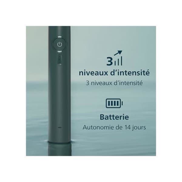 Elektrisk tandborste - PHILIPS - HX4033/26 - trycksensor - 3 intensiteter - 14 dagars batteritid