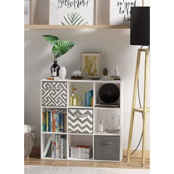 Fällbar förvaringslåda i grå antracit – 31 x 31 cm (6-pack)