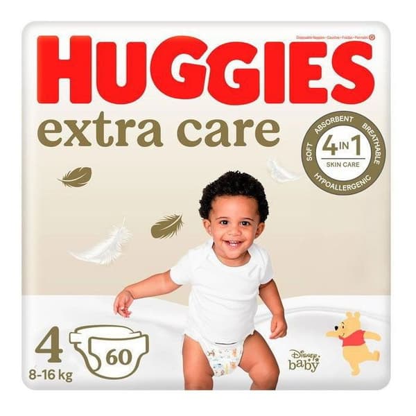 HUGGIES Extra Care stl. 4 (60 st)