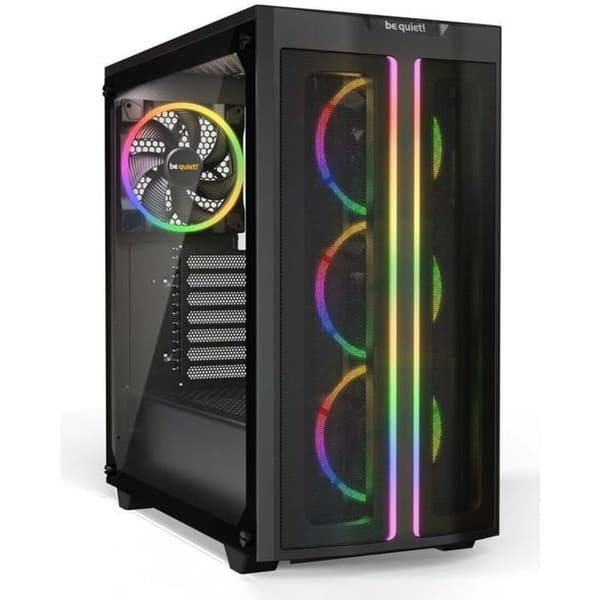 PC-kabinet - BE QUIET - Pure Base 500 FX - Sort - ARGB-belysning - Optimal luftstrøm