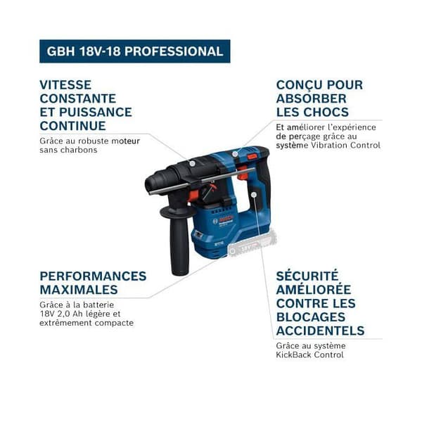 Burineur - perforator Bosch professionel - 0611927001