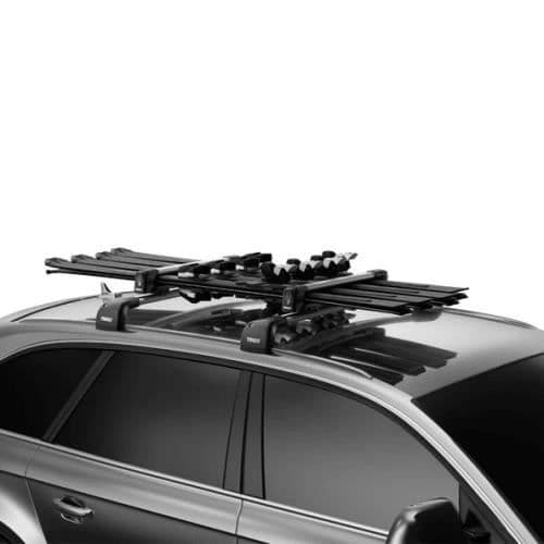 Skiholder - Thule - SnowPack M - Sort - Aluminium - 4 par ski
