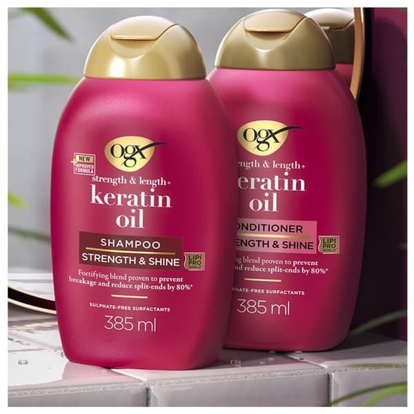 Shampoo med keratin 385mL OGX
