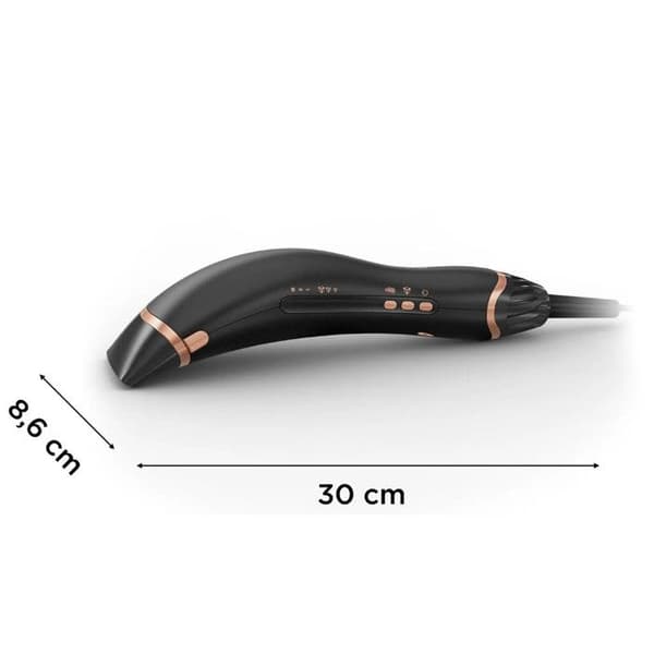 Hårtørrer - ROWENTA - Ultimate Experience Air Motion CF8C20E0 - 1300W - Sort kobber - Sammenfoldelig, ionisk