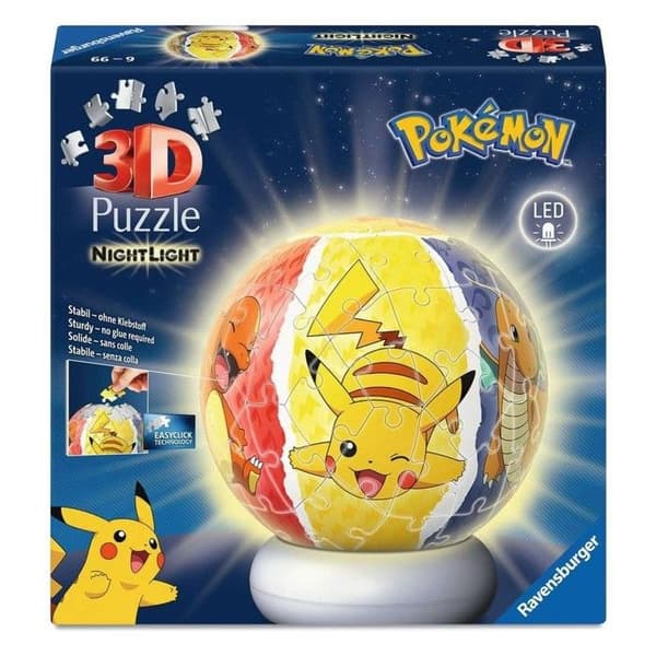 Ravensburger - Pokémon - 3D kuglepuzzle Nattelys (73 dele)