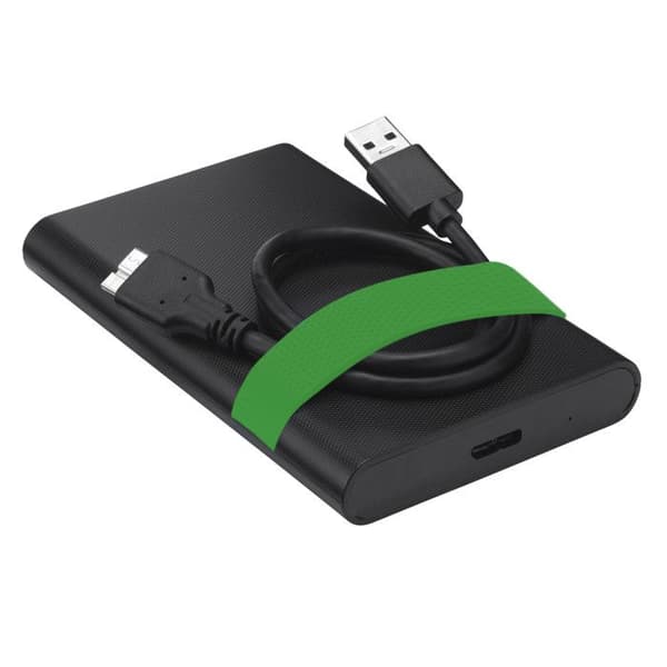 Ekstern harddisk - VERBATIM - 1TB - USB 3.2 - Sort farve - 1000 Go