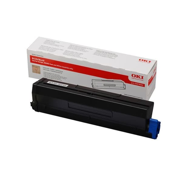 OKI B411/B431 Sort tonerpatron - Standardkapacitet 3.000 sider