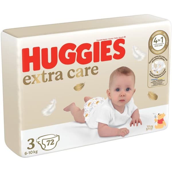 HUGGIES Extra Care stl. 3 (72 st)