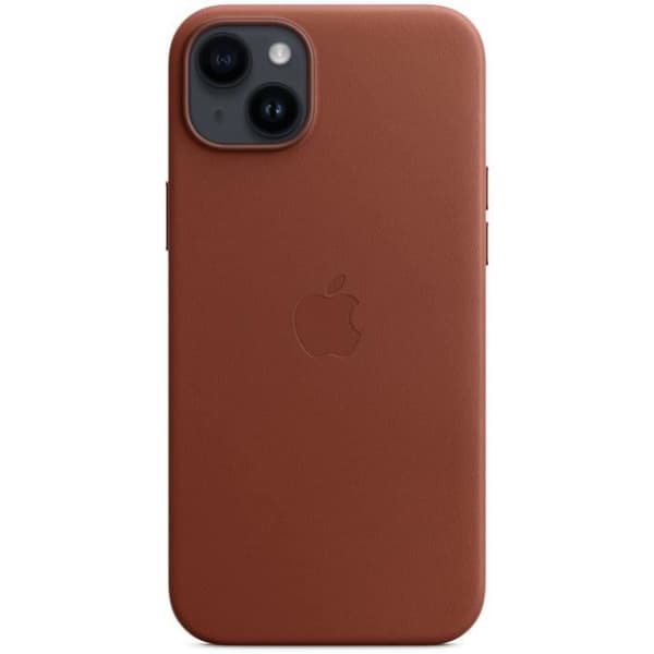 Coque APPLE iPhone 14 Plus läder Umber