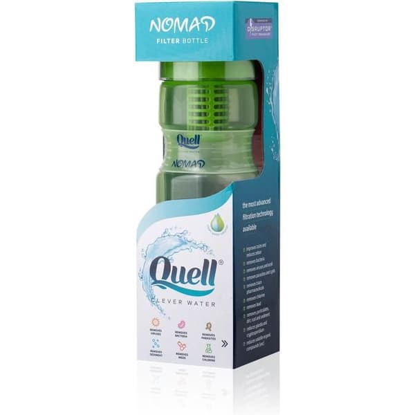 Quell NOMAD grøn filtreringsflaske