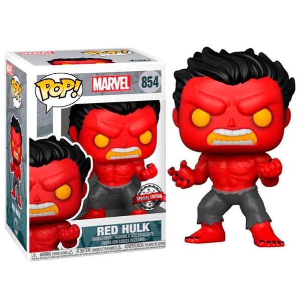 Figurine Funko POP Marvel Röd Hulk Exklusiv