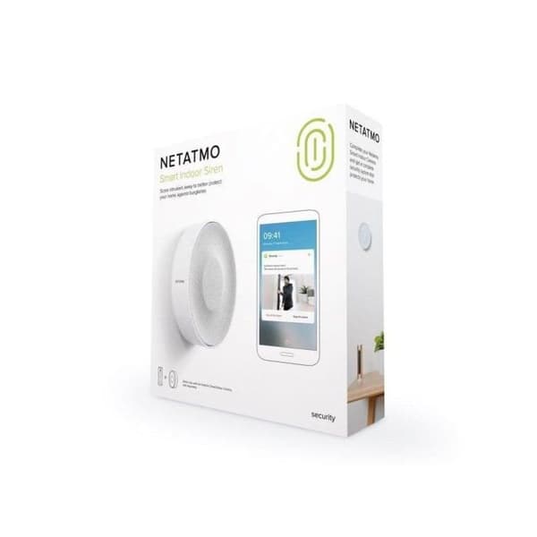 Netatmo Intelligent Indendørs Sirene, Trådløs 110 DB Ref NIS01-EU
