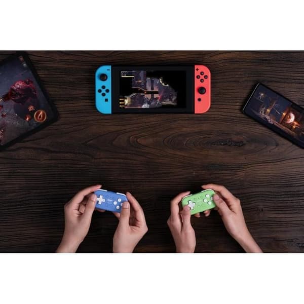 8bitdo Mini-controller bluetooth blå för Nintendo Switch & Raspberry Pi