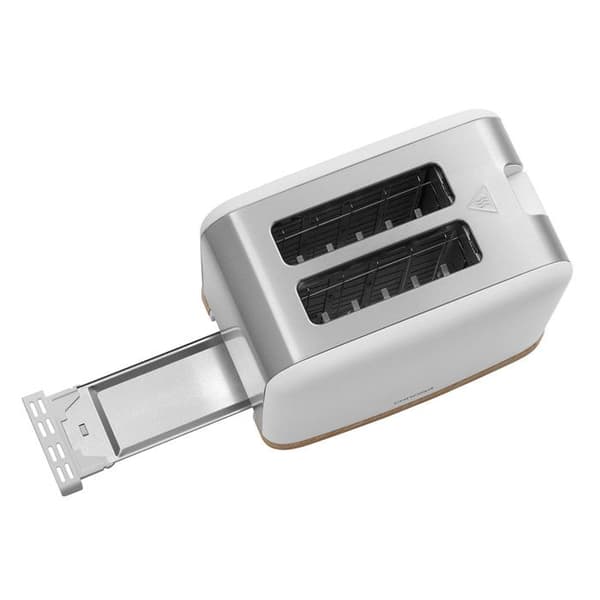 El-rist toaster - Koncept - TE2015 - 7 bruning niveauer - 2 slids - Hvid