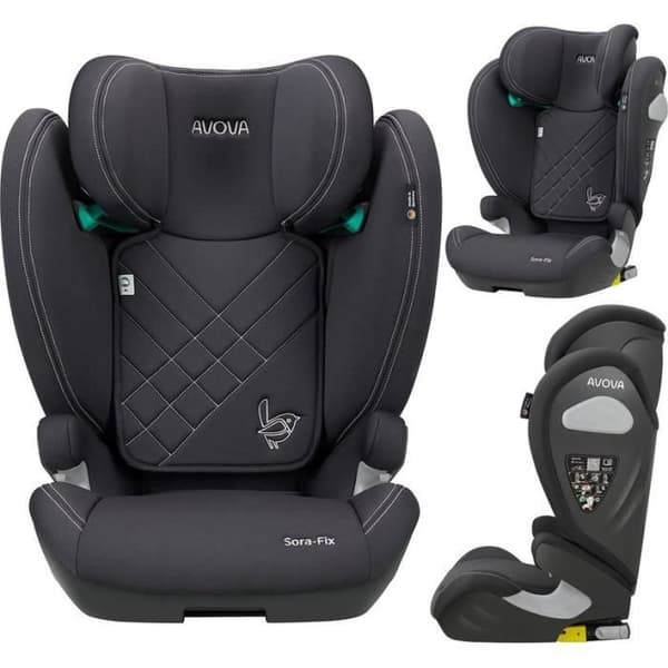 AVOVA Sora-Fix - bilstol - grupp 2 och 3 - isofix - Koala Grå