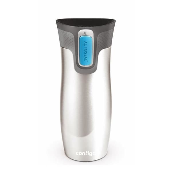 Termosflaska - Contigo Westloop - Autoseal - 470ml - Rostfritt stål - Silver