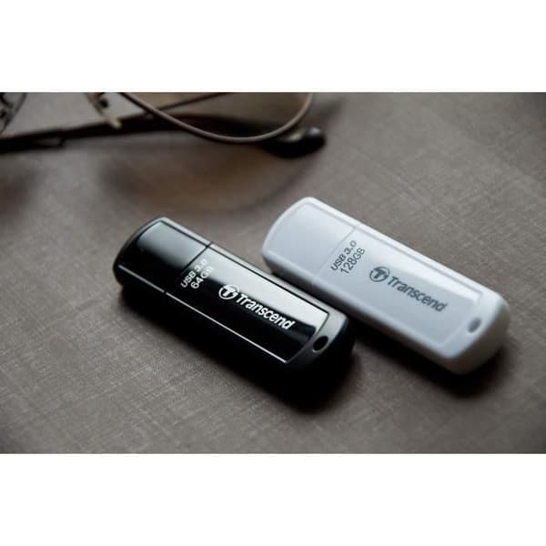 TRANSCEND JETFLASH 700 USB nøgle - 128 GB - Sort - USB 3.0