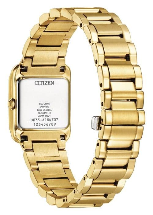 Citizen KVINNOR SQUARE Eco Drive EW5602-81D