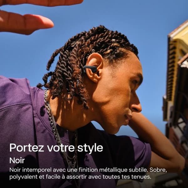 Shokz TWS ØREPROPPER LUFTKONDUKTION ØRE RING ÅBEN DOTS AIR SORT