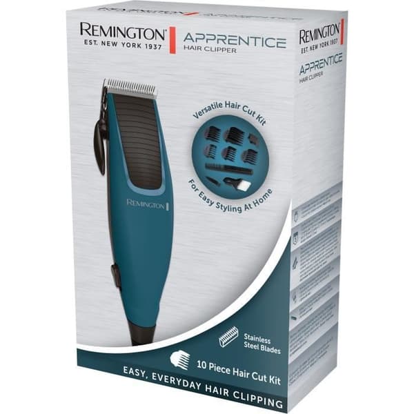 REMINGTON Apprentice hårklipper - 10 tilbehør - Rustfrie blade