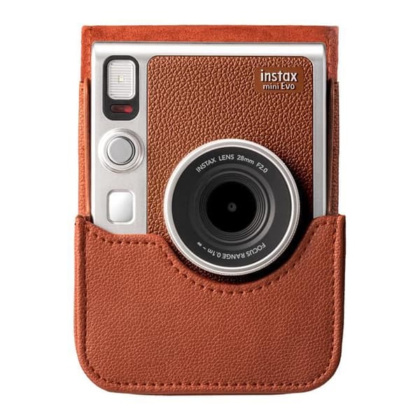 Housse - FUJIFILM - instax evo - Brun - Beskyttelse - Elegant