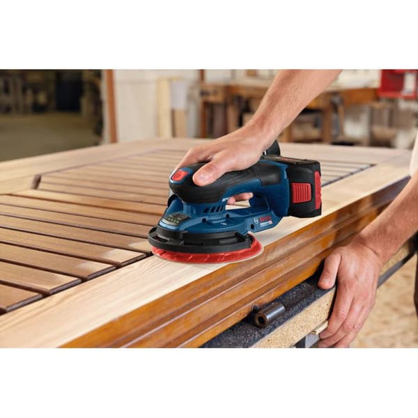 Excentersliber - Bosch - GEX 18V-150-3 - 18V - Trådløs - Ergonomisk