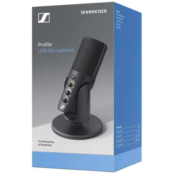 "Mikrofon USB-C - SENNHEISER - Profil - Kardiode - Ydeevne - Tilgængelighed"