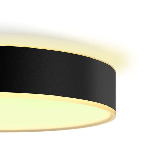 Loftlampe - PHILIPS HUE - Enrave Medium - Sort - LED - Indendørs