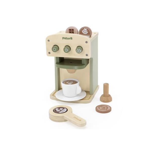 VIGA PolarB grøn trækaffemaskine + tilbehør