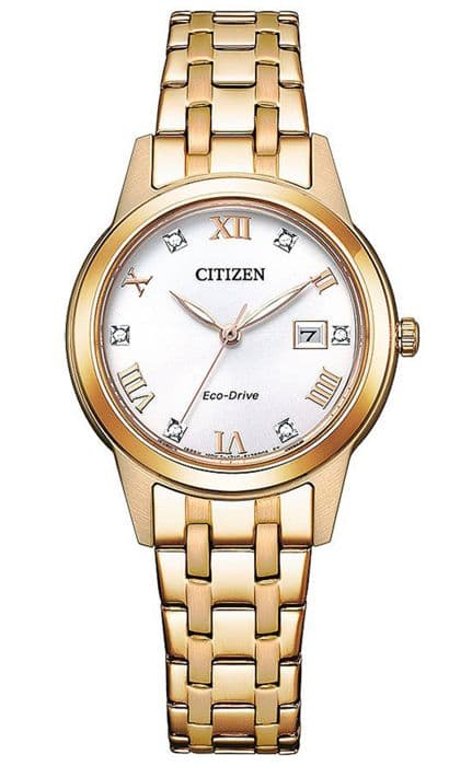 Dameur - CITIZEN - FE1243-83A - Eco-Drive - Rustfrit stål Ip-rosé - 29 mm